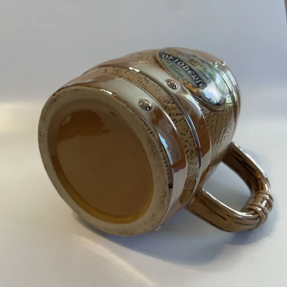 Oktoberfest La Crosse Wisconsin Wi Button Mug 51st Annual Beer Drinking Cup